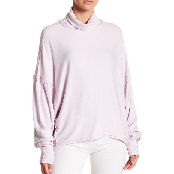Free People, We The Free Almeda Sweater Top, Violet. - Picture 3 of 13
